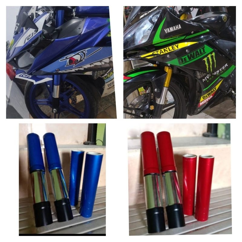 Cover shock Yamaha R15 V2 model atas bawah aksesoris Yamaha r15