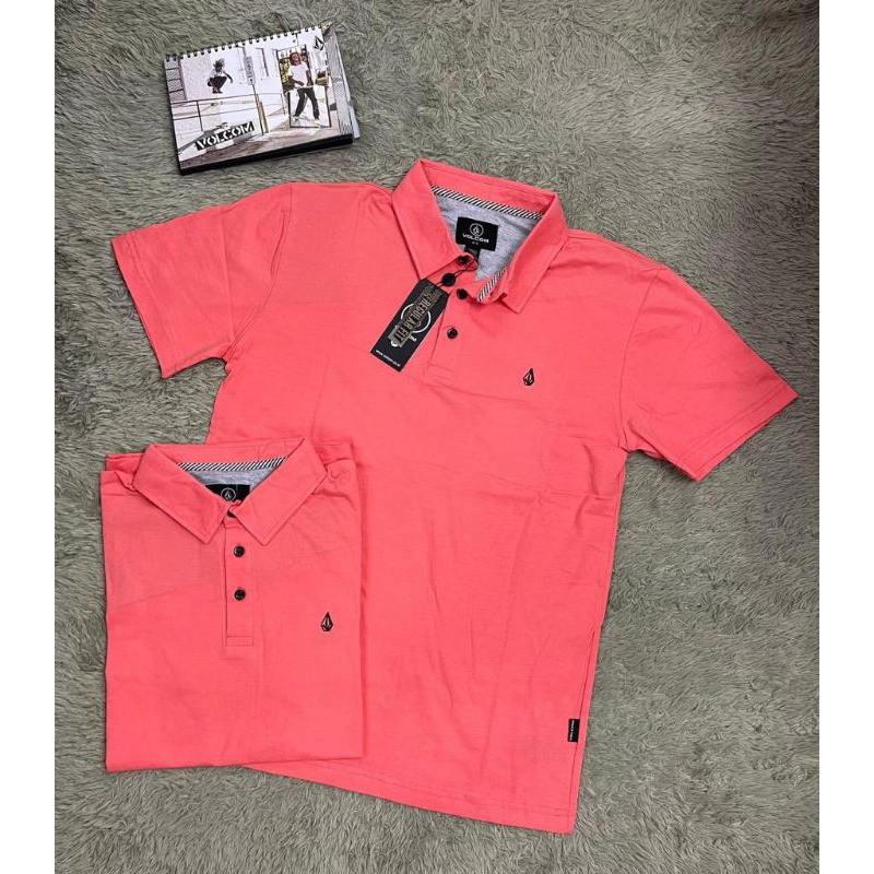 kaos kerah polos volcom