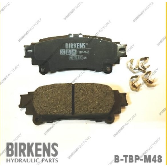 BRAKE PAD TBP-M48 / SIENTA 16-ON / LEXUS RX 270 11-15 RR / BIRKENS
