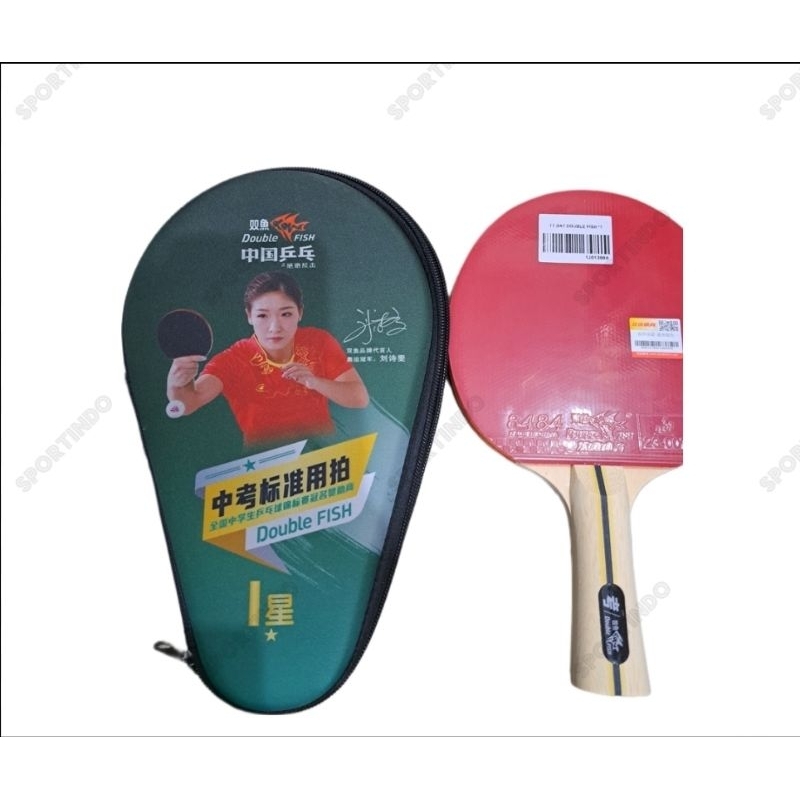 Bat Tenis Meja Double Fish 1☆ / Bat pingpong Double Fish 1☆ / Bat ping pong Original