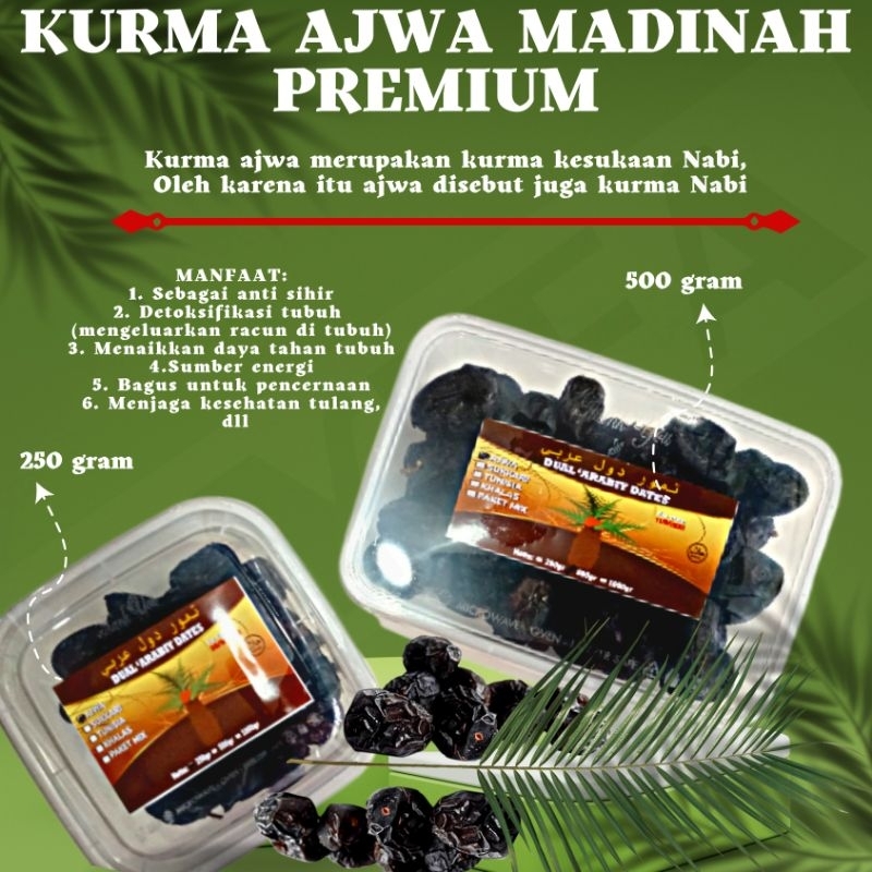 

250 Gram Kurma Ajwa Madinah Premium