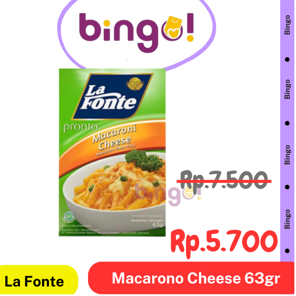 

La Fonte Macaroni Keju 63gr
