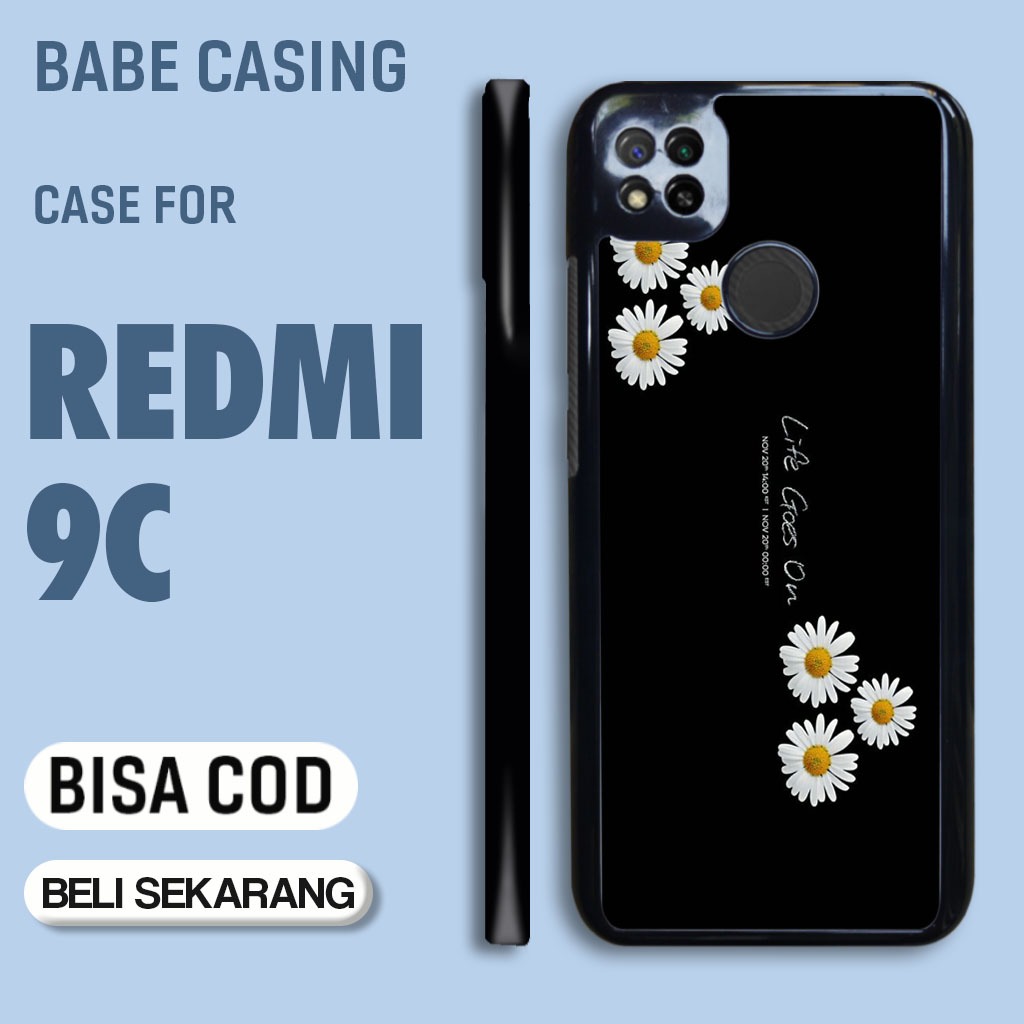 case hp xiaomi redmi 9c terbaru motif gambar bunga keren cewek keren lucu casing hp cewek mewah baha
