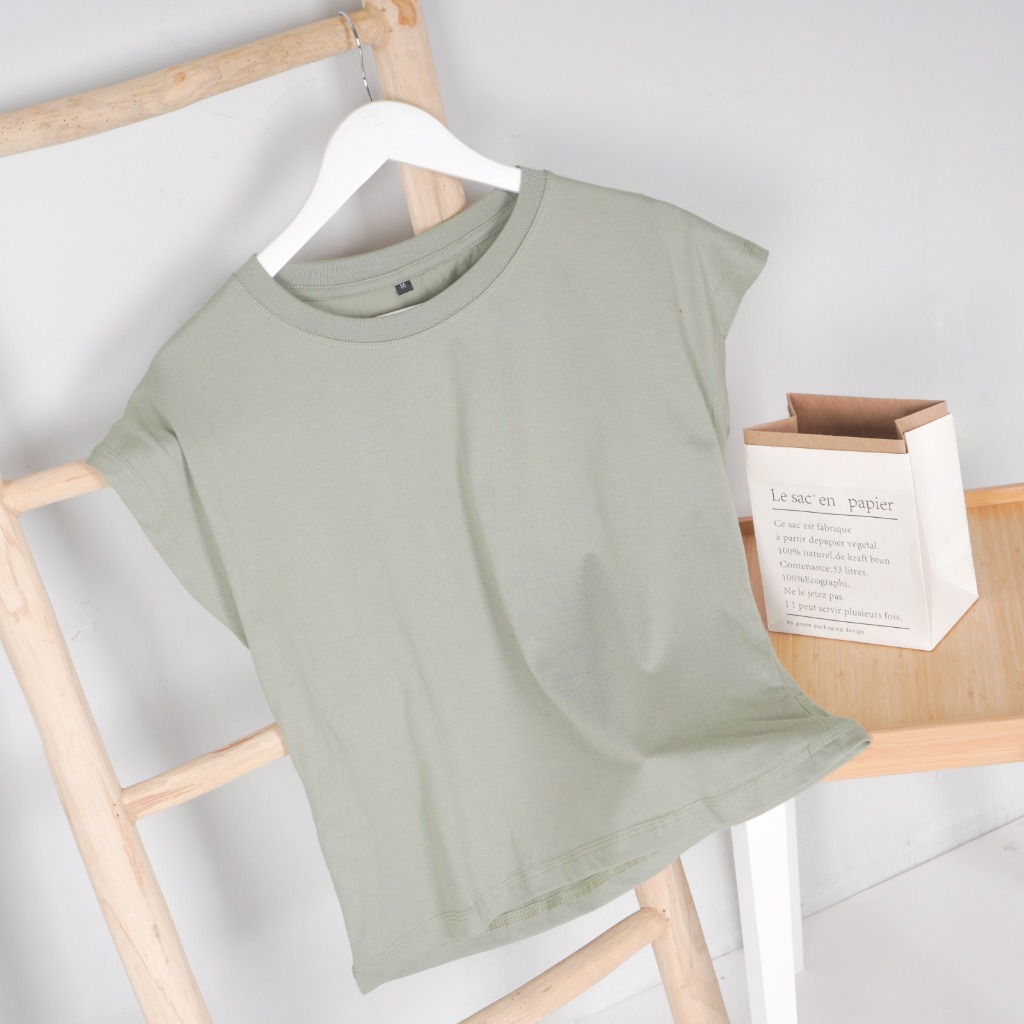 Kaos Wanita Dewasa Yukensi/Lekbong Bahan Cotton