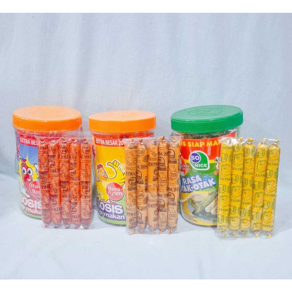 

Sosis So Nice Siap Makan Ayam / Sapi (5 Pcs)