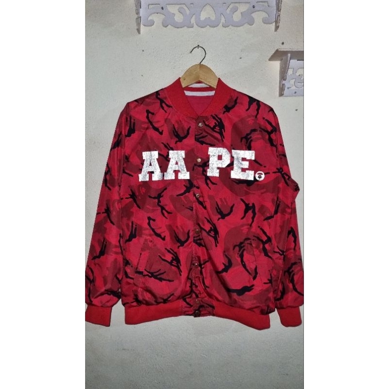 Varsity Reflektif AAPE / Jaket Varsity AAPE