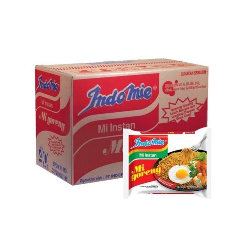 

Indomie goreng mie instan 1 dus 40 pcs