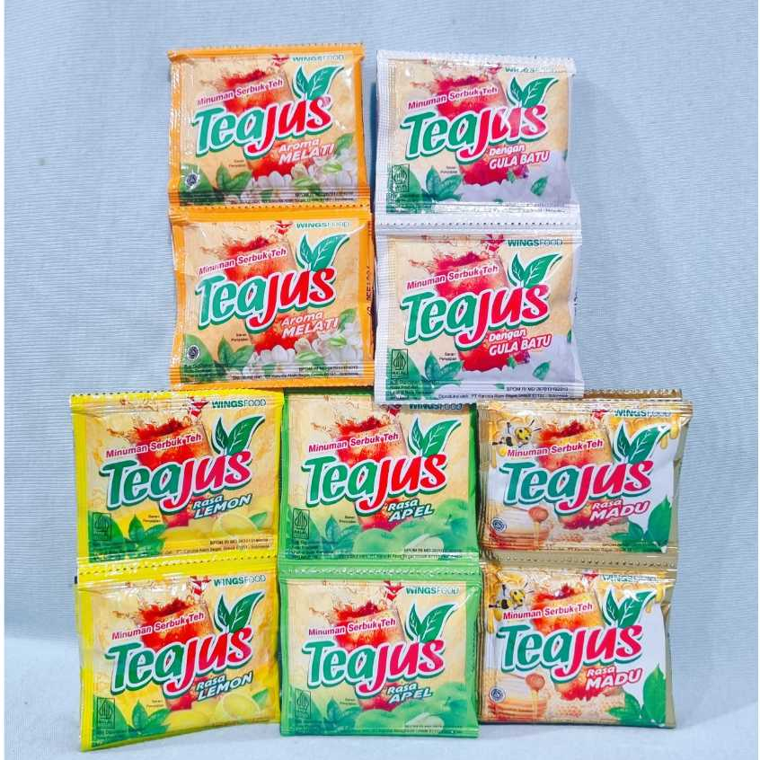 

Tea Jus Gula Batu / Madu / Apel / Lemon / Melati (10 Sachet)