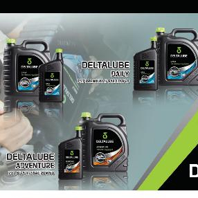 Oli Deltalube Gallon/Daily 10w-30/10w-40/15w-40/Adventure 20w-50/Bensin/Solar/Oli Mobil