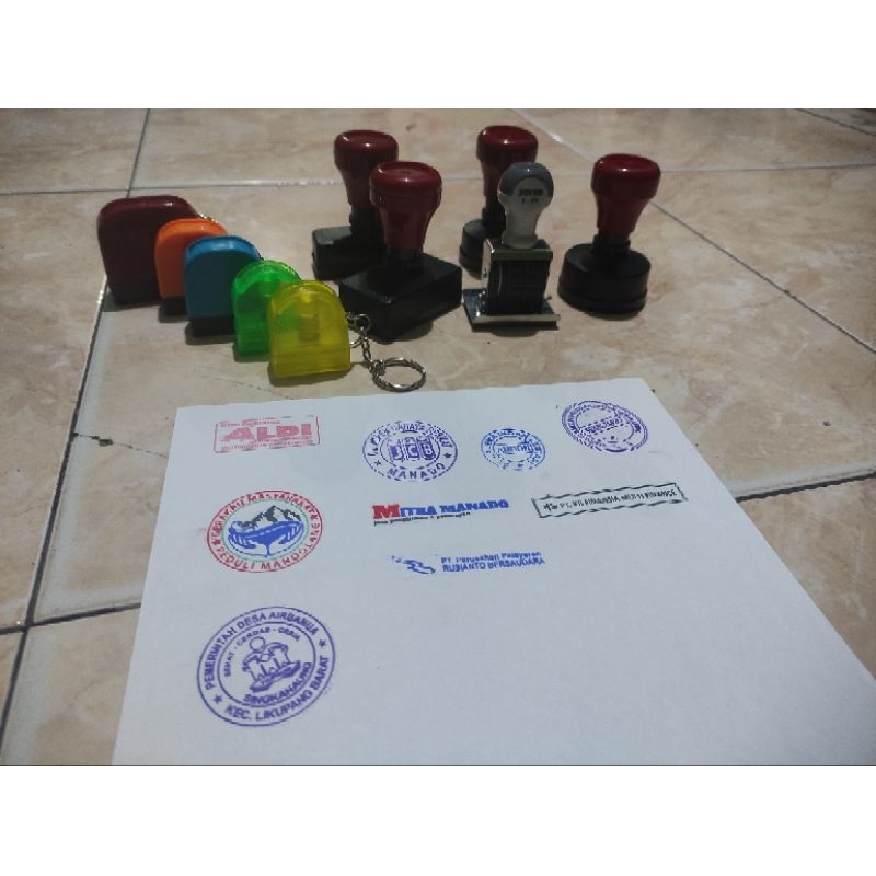 

Cap stamp flash