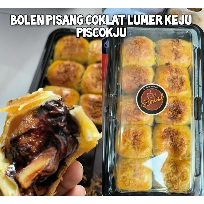 

Bolen pisang coklat keju/bolen coklat lumer/Boleh enak