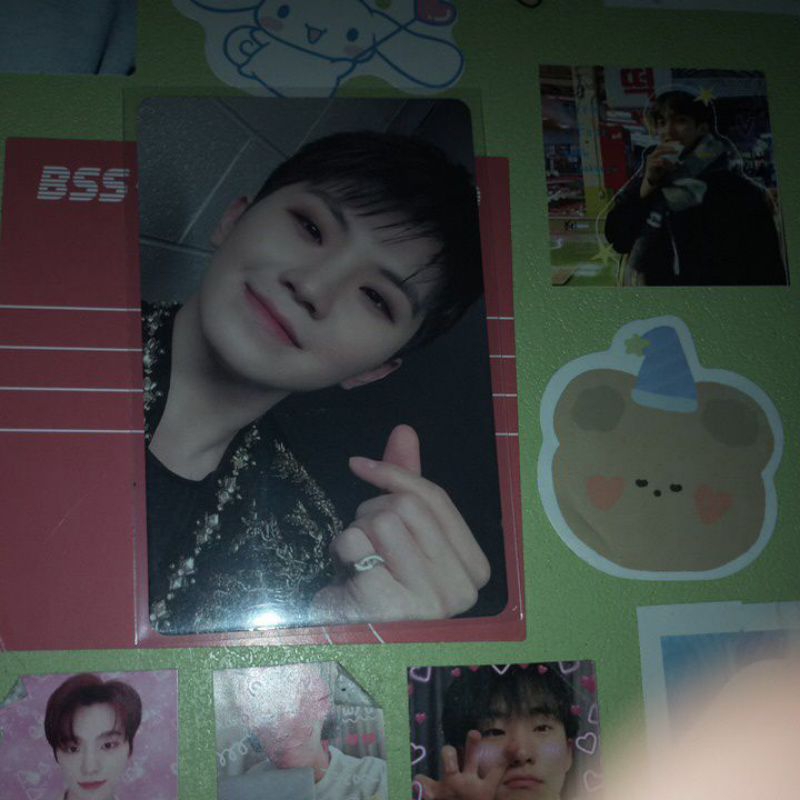 photocard woozi seventeen vod touring