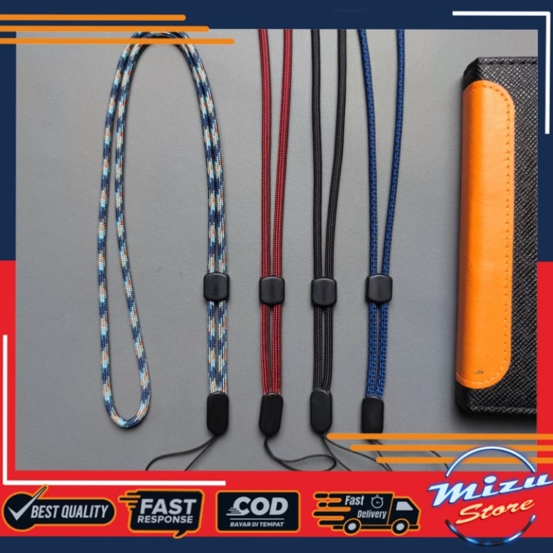 V3.0-LANYARD TALI PARACORD/KALUNG/GANTUNGAN HP/ID CARD/NAME TAG/KAMERA #1
