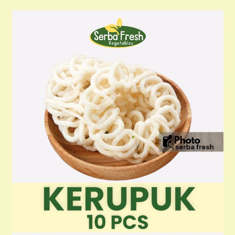 

KERUPUK BAWANG | KERUPUK PUTIH | 1 PACK | SERBA FRESH
