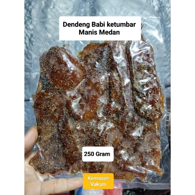 

Dendeng Babi Ketumbar atau Bak kwa Medan ( non halal )250 gr