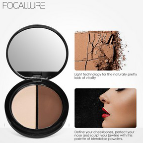 Pasti Murah Focallure Contour Highlighter Powder FA 05 | FA05