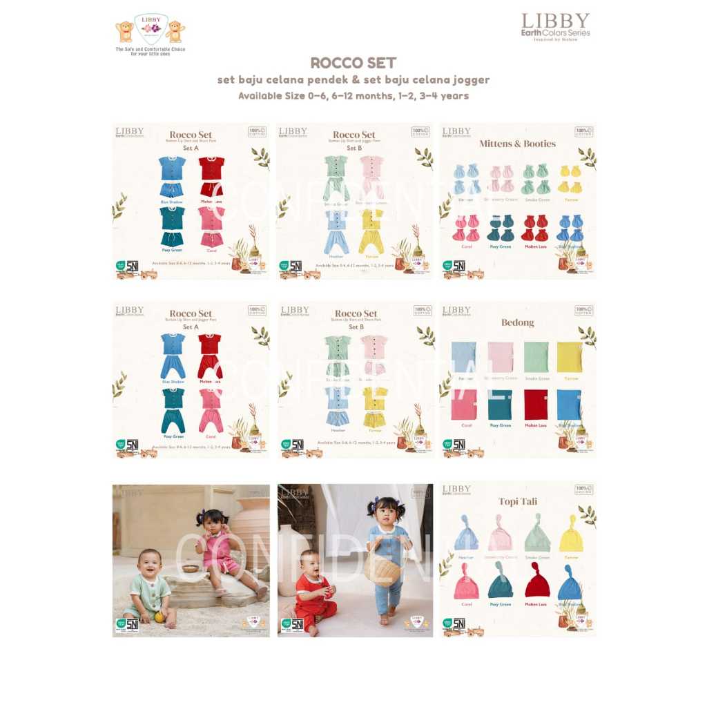 Libby rocco set celana joger