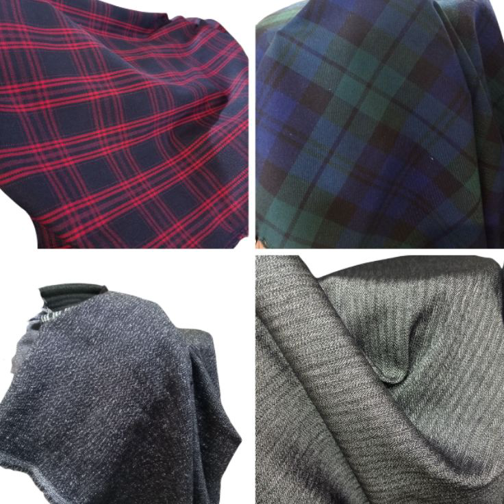 ➔➝✺❇ Kain Blazer semiwool/kain semiwoll motif random_kain Blazer,jas,celana,dll