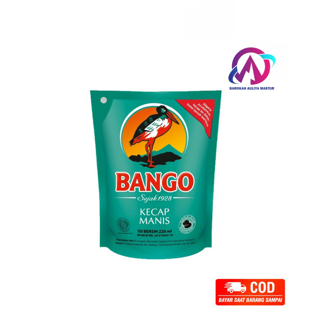 

Kecap Manis Bango Pouch 220ml Bumbu Dapur Instan BAM Padang