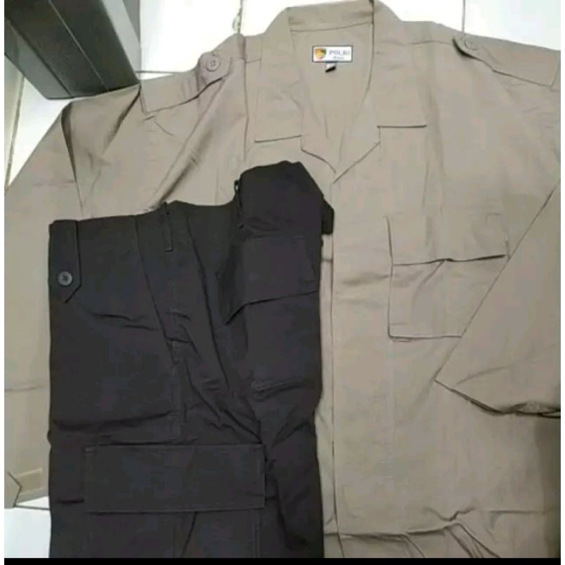 Baju Pdlt Polri jatah Original