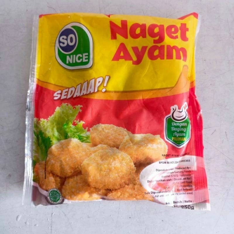 

naget so nice 250grm