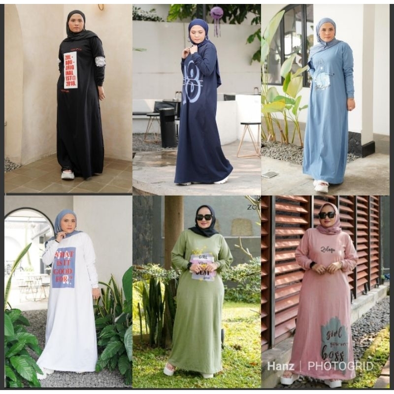 Gamis Kaos ZOLAQU ORIGINAL TERBARU READY