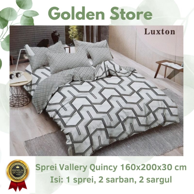 Sprei Vallery Quincy 160x200x30 Motif Luxton
