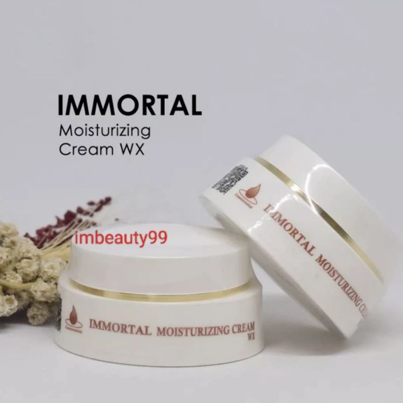 Immortal Moisturizing Cream WX - krim pelembab pemutih pencerah wajah - whitening Brightening - glow