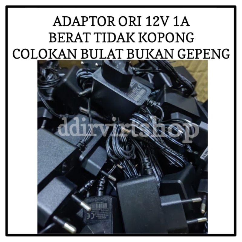 ORI Adaptor 12v 1a stb ont cctv bekas