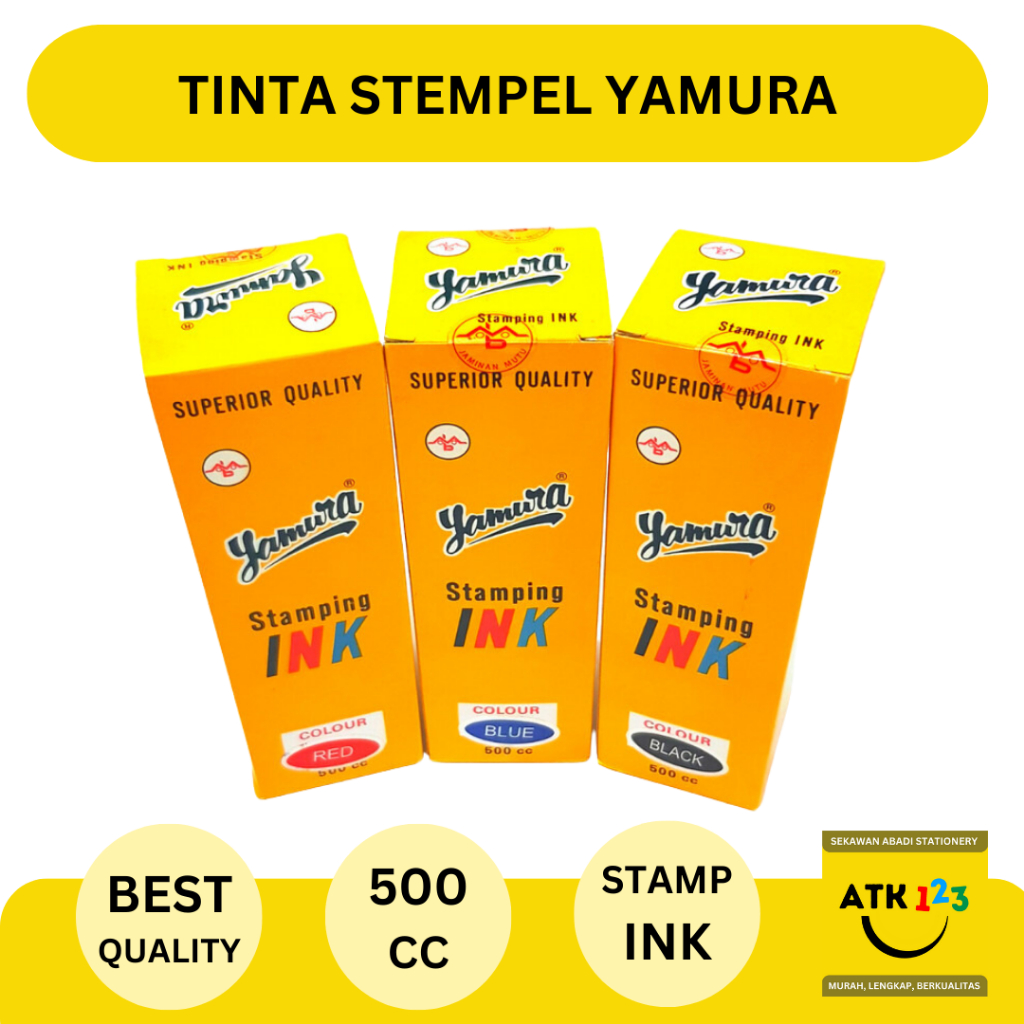 

Tinta Stamppad Tinta Stempel Stampel Tinta Marking Merk Yamura 500cc