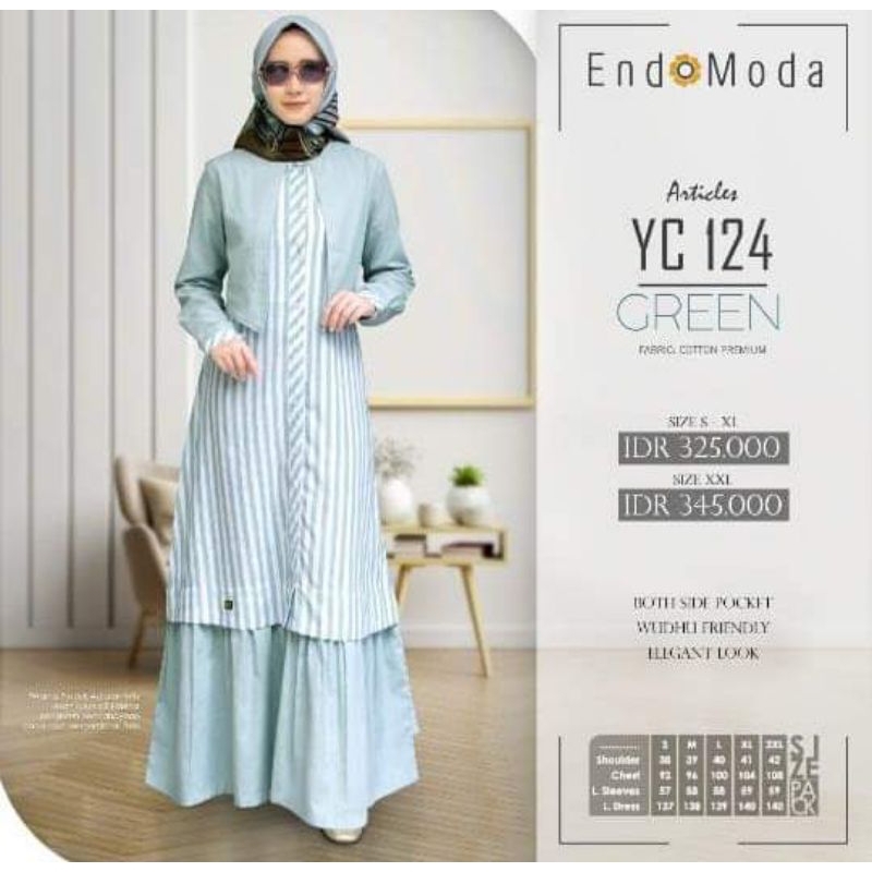 YC 124 GREEN/GAMIS ENDOMODA/GAMIS SALUR