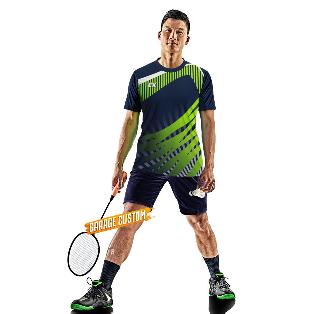 kaos Olahraga Printing-Kaos Badminton
