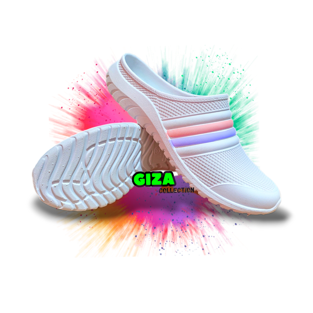 SANDAL SEPATU WEDGES SLOP WANITA/ SEPATU SANDAL SLOP TERBABU / SANDAL SEPATU WANITA CEWEK CASUAL