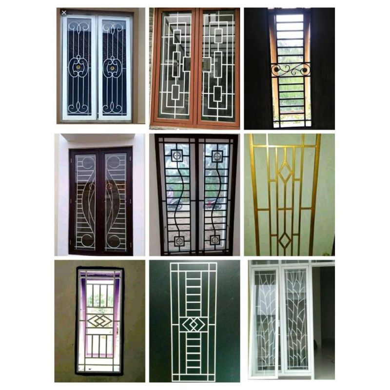 Tralis Jendela Minimalis Modern