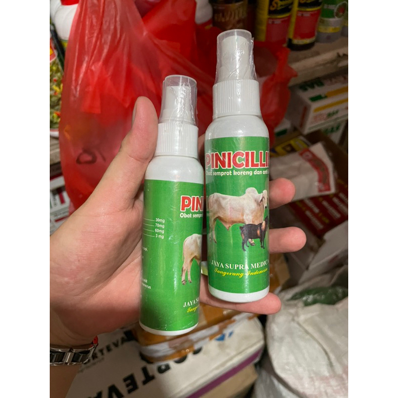 pinicilin 100ml obat semprot korengan hewan ternak obat lalat hewan ternak