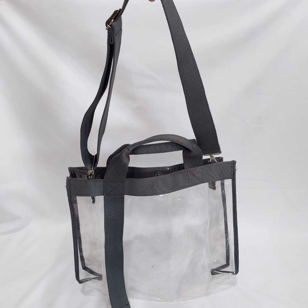 Preloved Tas PVC Konser / Tas Transparan / Tas konser / Slingbag