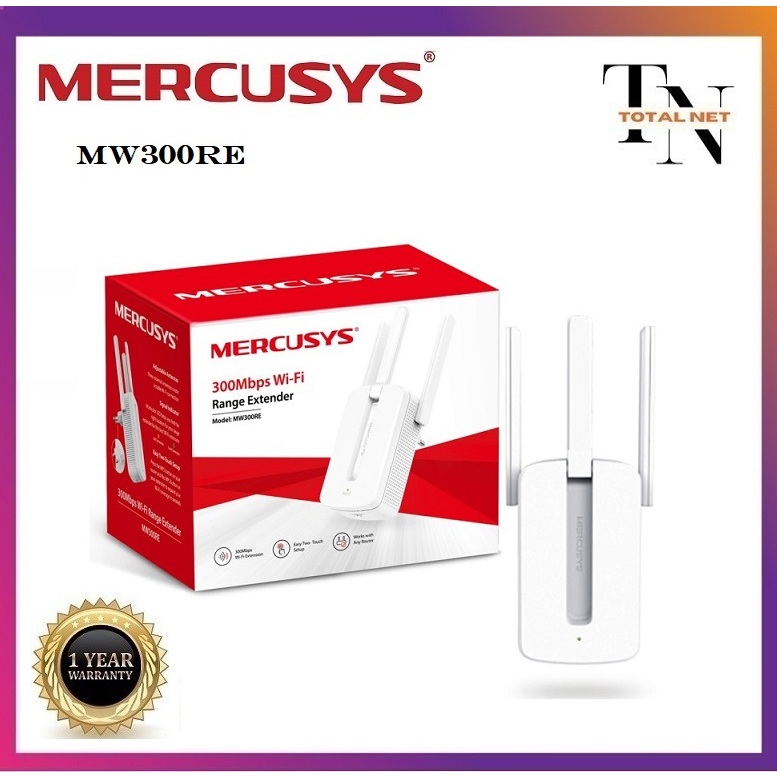 Mercusys MW300RE Extender Murah 300Mbps MW 300RE - White