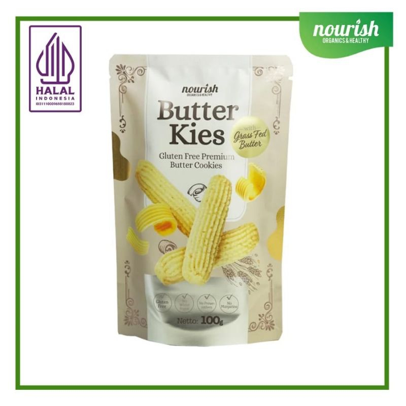 

BUTTER KIES - GLUTEN FREE PREMIUM GRASS FED BUTTER COOKIES 100 GRAM