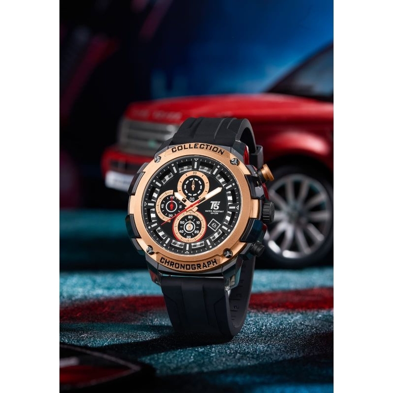 JAM TANGAN ORIGINAL T5 COLLECTION H 4015G10 ColoursTransparent CaseAcrylic