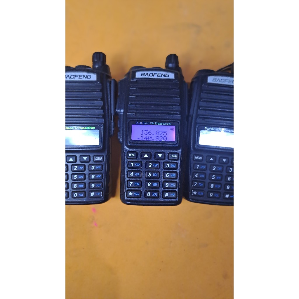 HT Uv82 Merek Bisa Baofeng, Pofung, Scom, Pxton UV 82 dll Kondisi Normal TX dan RX Frekuensi Dual Ba