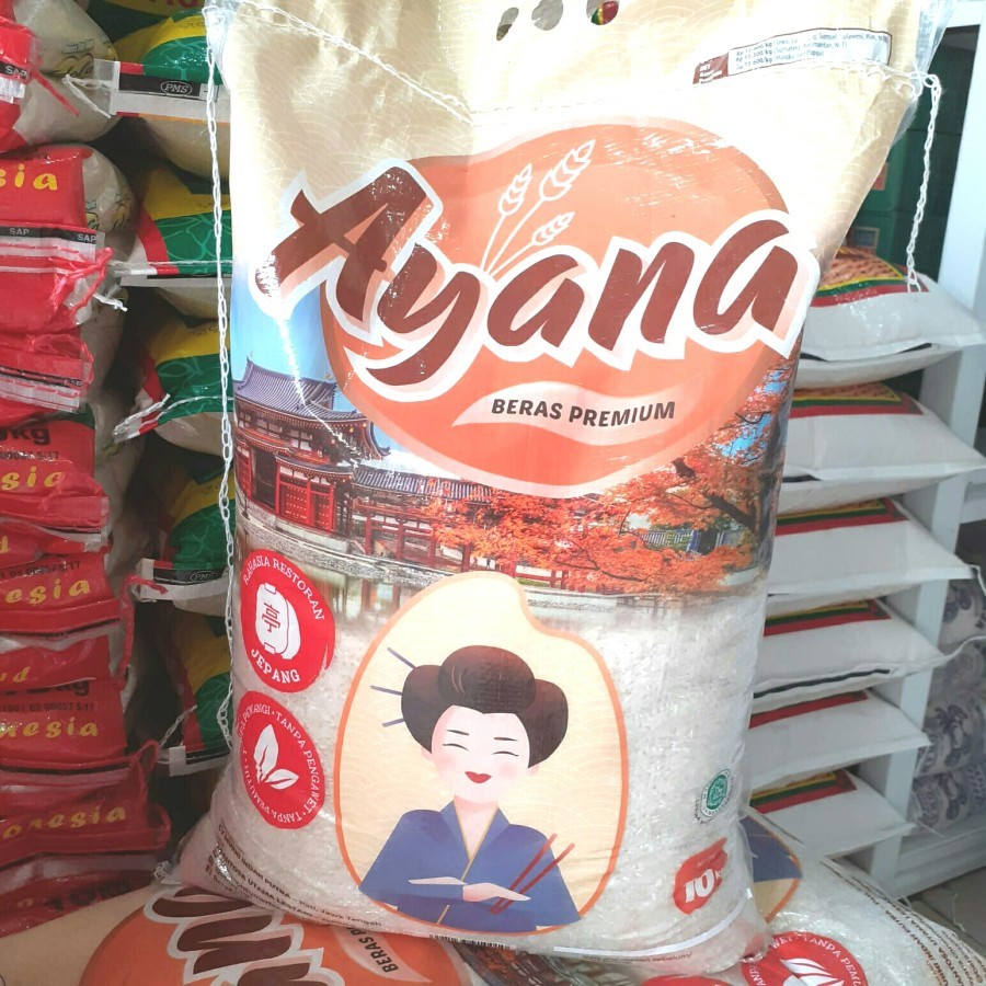 

Beras Ayana Premium Gold dan Redjeki 10 Kg