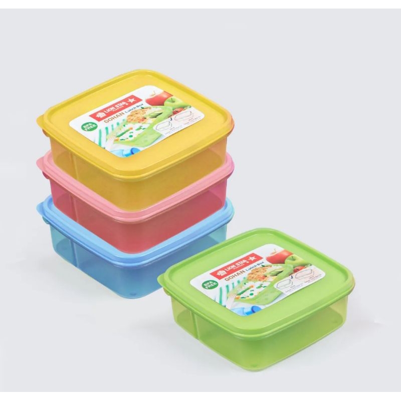 Gohan Lunch Box 201 / TEPAK MAKAN / LUNCH BOX LION STAR MAKAN GOHAN 3 SEKAT 201/LUNCH BOX GOHAN/TEMP
