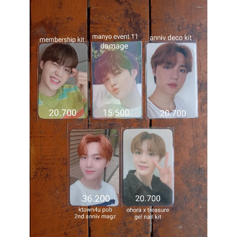 treasure doyoung membership kit manyo event 11 anniv deco kit ktown4u benefit pob 2nd anniversary ma