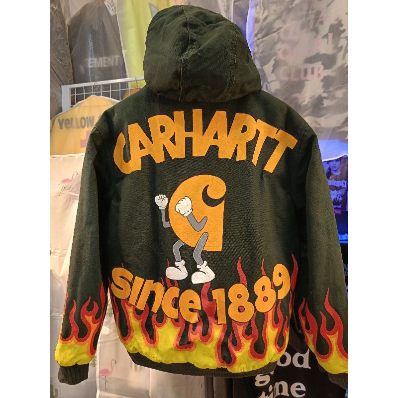Jaket CARHARTT Rare painting fire Second
