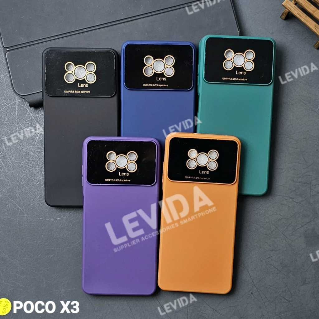 Poco X3 Poco X3 Pro Poco X5 5G Poco X5 Pro Case Big Lens Macaron Poco X3 Poco X3 Pro Poco X5 5G Poco