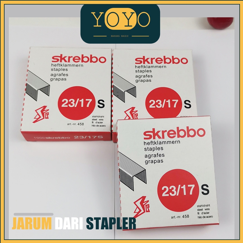 

1000 PCS Isi Stapler Staples Tembak Gun Tacker 23/13 23/24 No.100/No.240