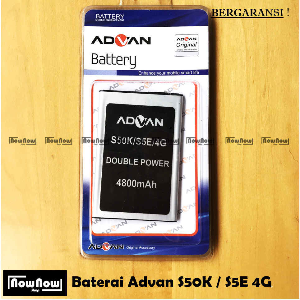 Baterai Advan S5E 4G LTE - S50K Original Batre Batrai Battery HP