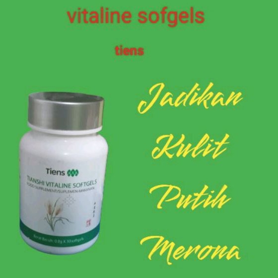 (Terlaris) Tiens Vitaline softgel/pemutih kulit vitaline/vitaline tiens/ vitaline tianshi