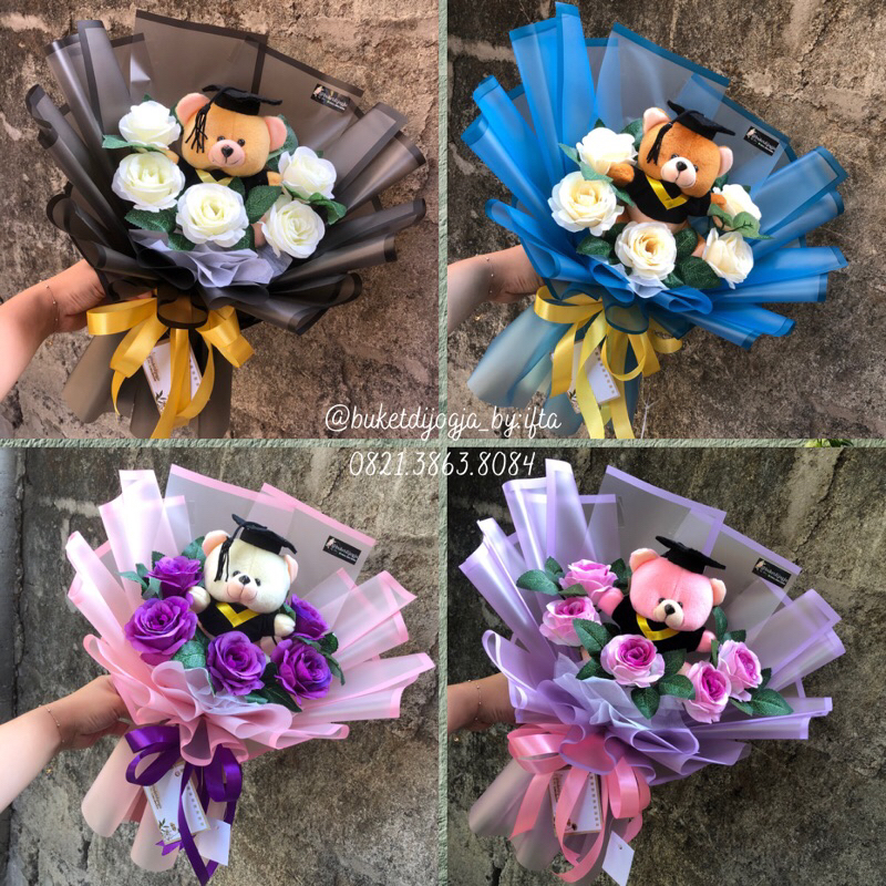 Buket Wisuda Bunga Buket Boneka Wisuda dan bunga