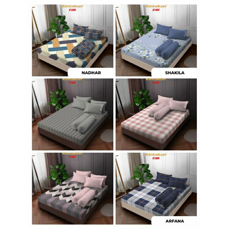 Sprei 140x200x30 kintakun citra wiyata nadhar arfana gian shakila tinggi 30cm ladyrose adem halus